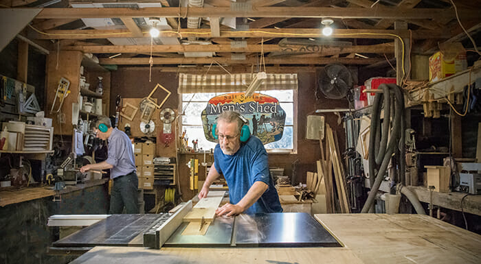 Salt Spring Men’s Shed Opens Doors